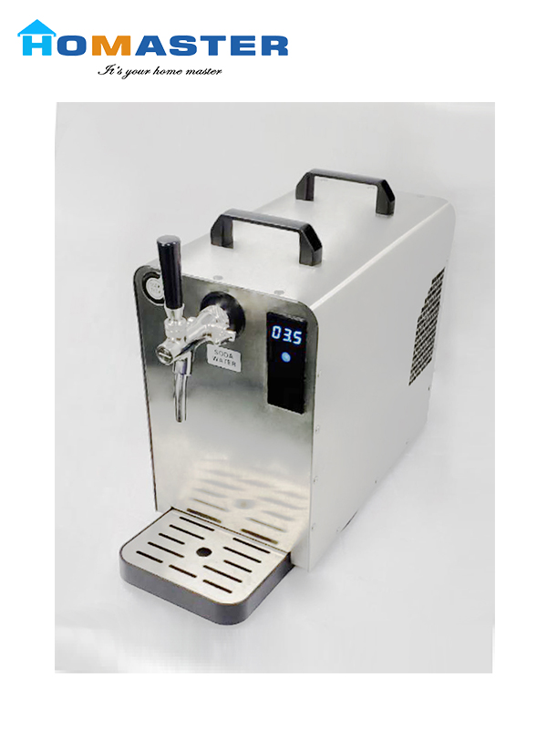 Desktop Commerical Stainless Steel Sparking Water Soda Machine 