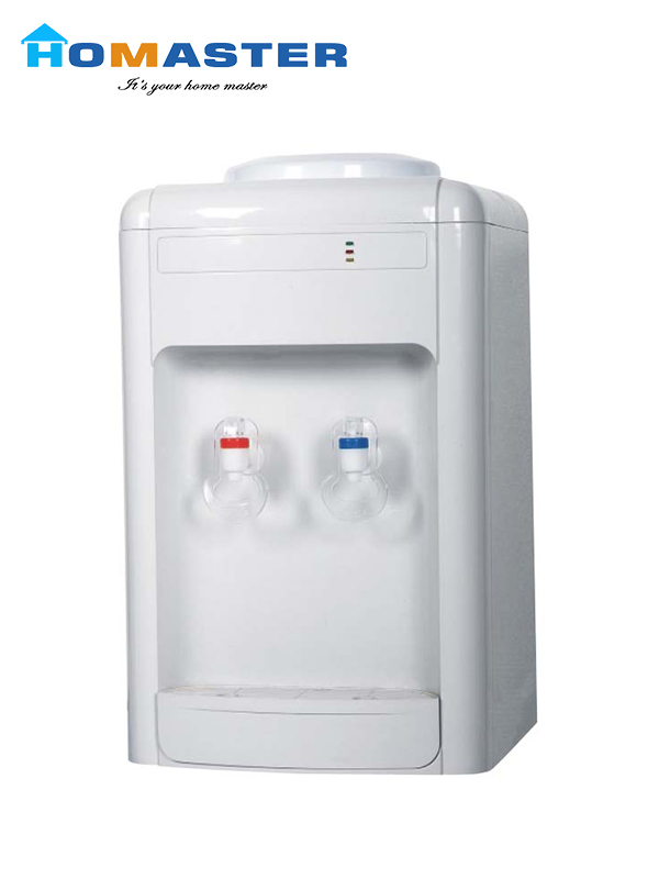 White Plastic Countertop Warm Hot Cold Water Dispenser