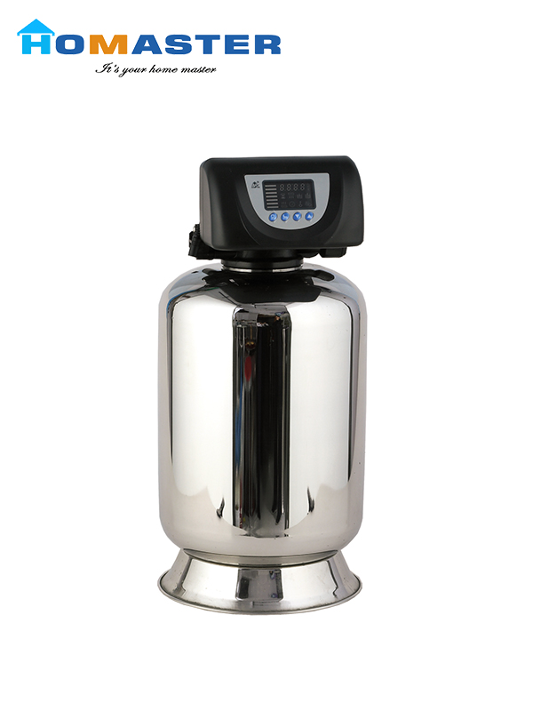 Automatic Flush Stainless Steel Center Water Softener