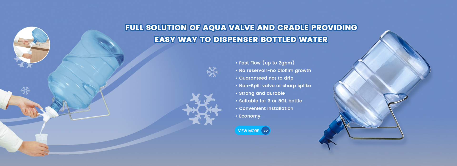 Water Filter Bottle for Top Loading Water Dispensers