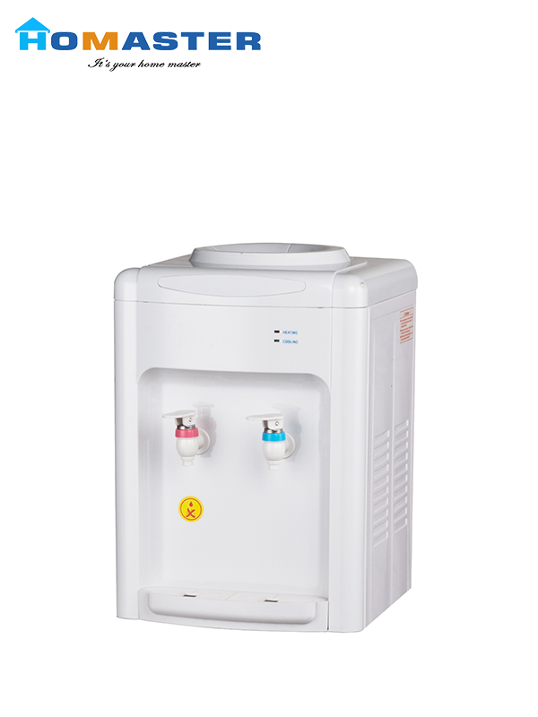 Plastic Hot And Cold Water Dispenser with Two Taps